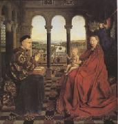 Jan Van Eyck The Virgin of Chancellor Rolin (mk05) china oil painting artist